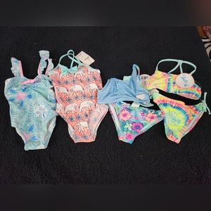 Girls Size 5 Swimsuit Lot